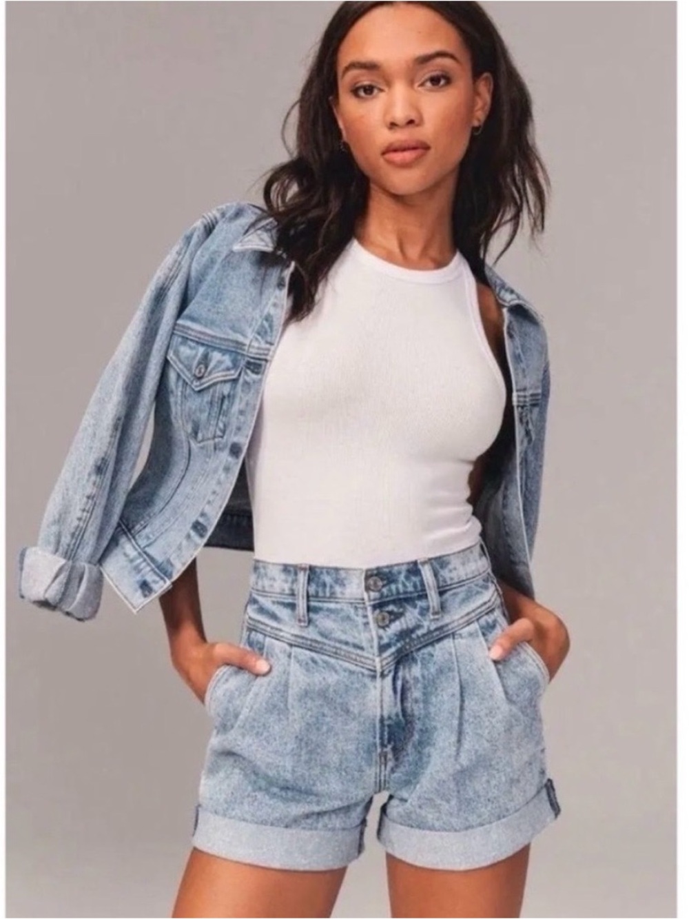 Abercrombie & Fitch High-Waisted Shorts NWT